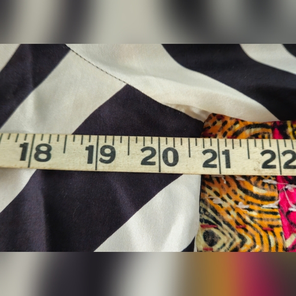 Silk Bullseye Dress Size L BB Dakota - Picture 9 of 11